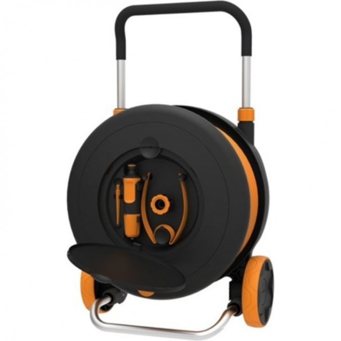 Катушка со шлангом FISKARS 1/2"(13мм) 20м и набором аксессуаров 1071639 Катушка со шлангом FISKARS 1/2"(13мм) 20м и набором аксессуаров 1071639