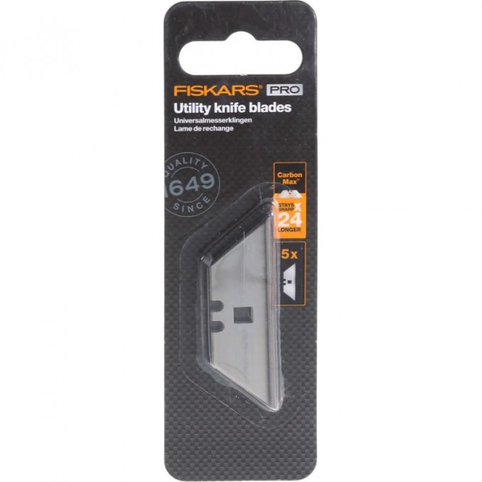 Лезвия сменные FISKARS CARBONMAX 5 шт. 1027229 Лезвия сменные FISKARS CARBONMAX 5 шт. 1027229