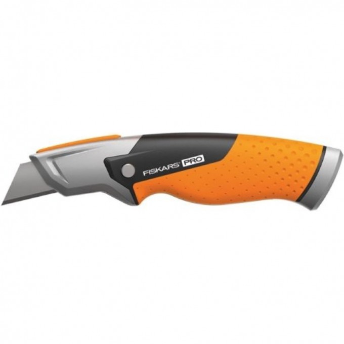 Нож строительный FISKARS CARBONMAX с фиксированным, сменным лезвием 1027222 Нож строительный FISKARS CARBONMAX с фиксированным, сменным лезвием 1027222