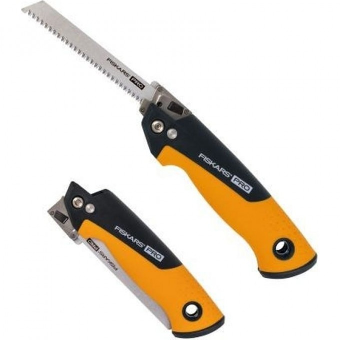 Пила универсальная FISKARS POWERTOOTH 150мм 2 лезвия складная 1062934 Пила универсальная FISKARS POWERTOOTH 150мм 2 лезвия складная 1062934
