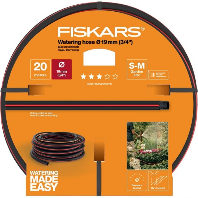 Шланг FISKARS 19 мм (3/4"), 25м Q3 1027100 Шланг FISKARS 19 мм (3/4"), 25м Q3 1027100