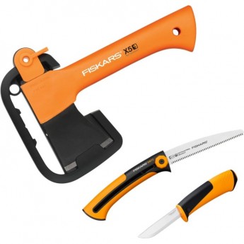 Туристический набор FISKARS 1057912 топор+пила+нож
